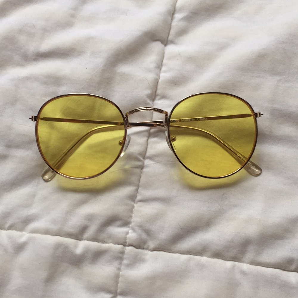 Yellow Colored Glasses
